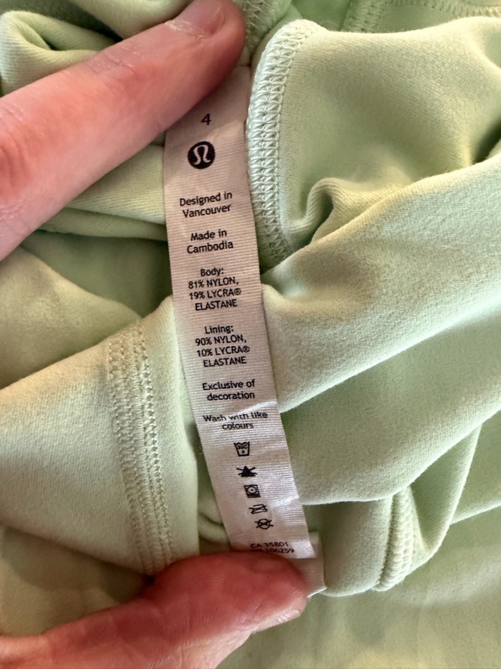 Lululemon Matching Set | Energy Bra + Align Leggings | Mint Green | Size 4 - Picture 4 of 6